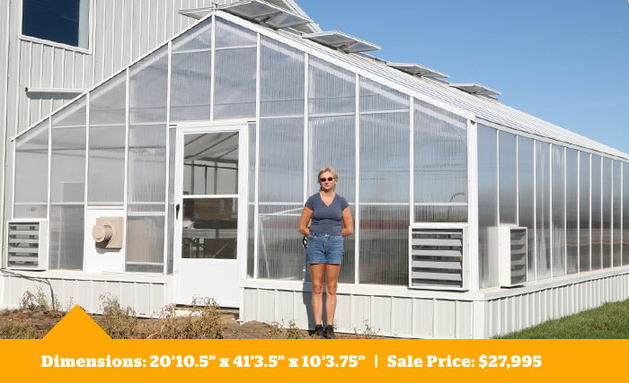 Dimensions: 20’10.5” x 41’3.5” x 10’3.75” | Sale Price: $27,995