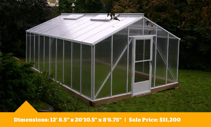 Dimensions: 12’ 8.5” x 20’10.5” x 8’6.75” | Sale Price: $11,200