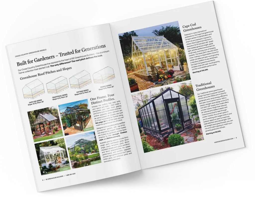 The Legacy 8x8 Greenhouse - BC Greenhouses