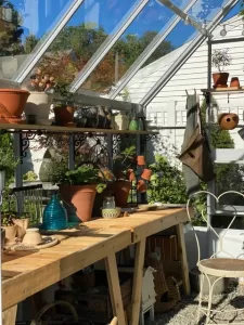 Interior Parkside 8x10 Single Glass Greenhouse