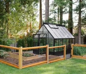 Parkside Cape Cod 8x12 Single Glass Twinwall Greenhouse