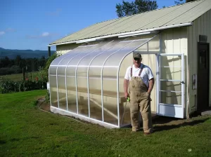 Pacific Lean-To 6x12 Twinwall Polycarbonate Greenhouse