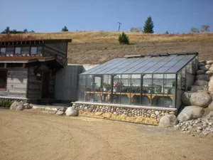 Traditional Lean-To Greenhouse 12x20 Double Glass