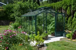 Traditional 8x12 Single Glass Greenhouse
