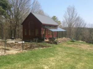 Lean-To 8x24 Single Glass Greenhouse