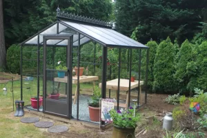Legacy Traditional 8x8 Single Glass/Twinwall Polycarbonate Greenhouse