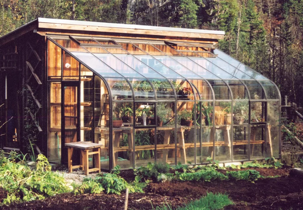 Glass Lean To Greenhouse