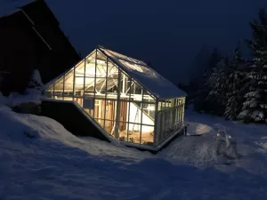 Custom Commercial Double Glass Greenhouse