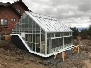 Custom Commercial Double Glass Greenhouse