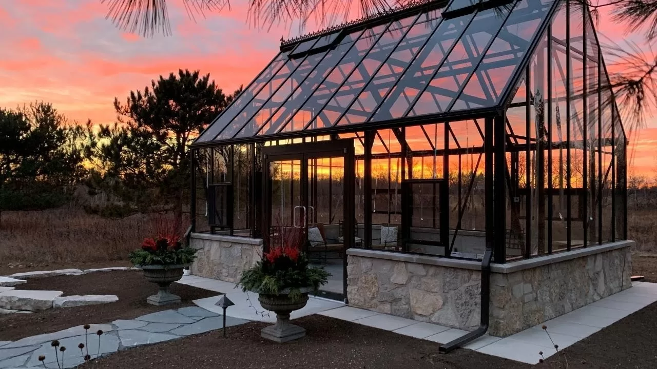 Cape Cod 14x20 Glass Greenhouse