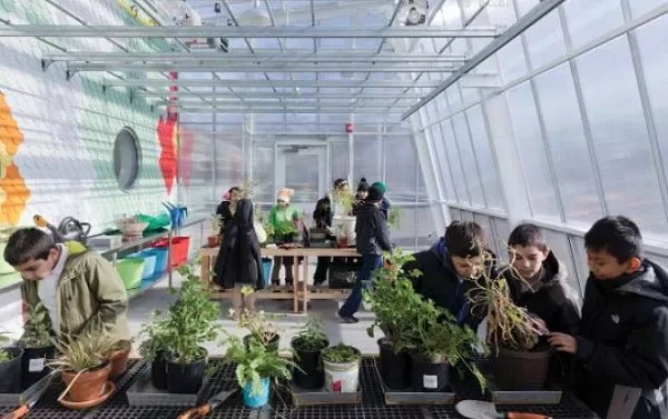 school greenhouse