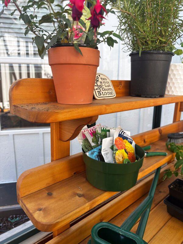 Cedar Wood Potting Bench Kit - Image 2