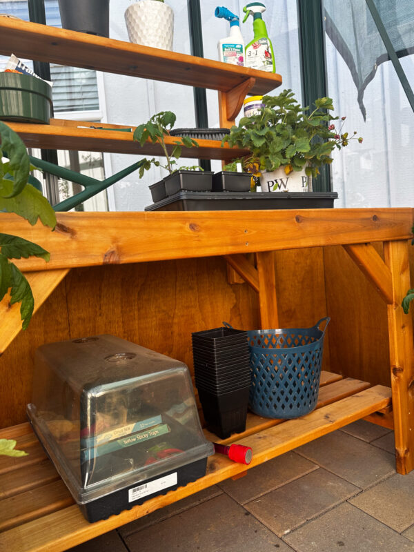 Cedar Wood Potting Bench Kit - Image 4